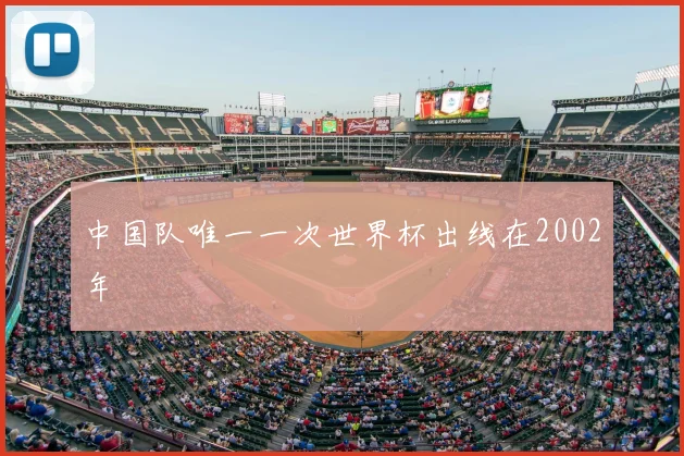 中国队唯一一次世界杯出线在2002年